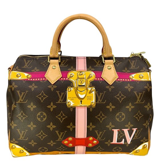 Louis Vuitton Monogram Summer Trunks Speedy 30 - Picture 5 of 11